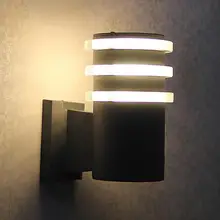 Балкон коридор Наружное освещение винтажный наружный настенный светильник Римский 3 Стеклянный сад свет бар ретро водостойкий наружный настенный светильник