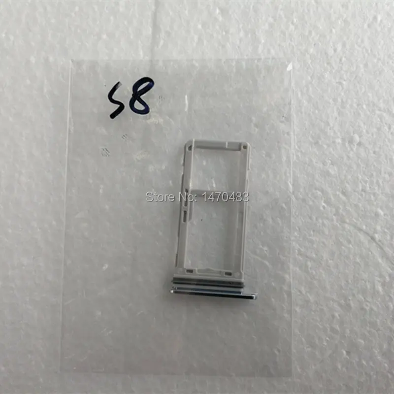 

For SM-Galaxy S8 G950 Sim Card Holder Tray Card Slot Sim Card Holder For Samsung Galaxy S8 Plus G955 Mobile Phone
