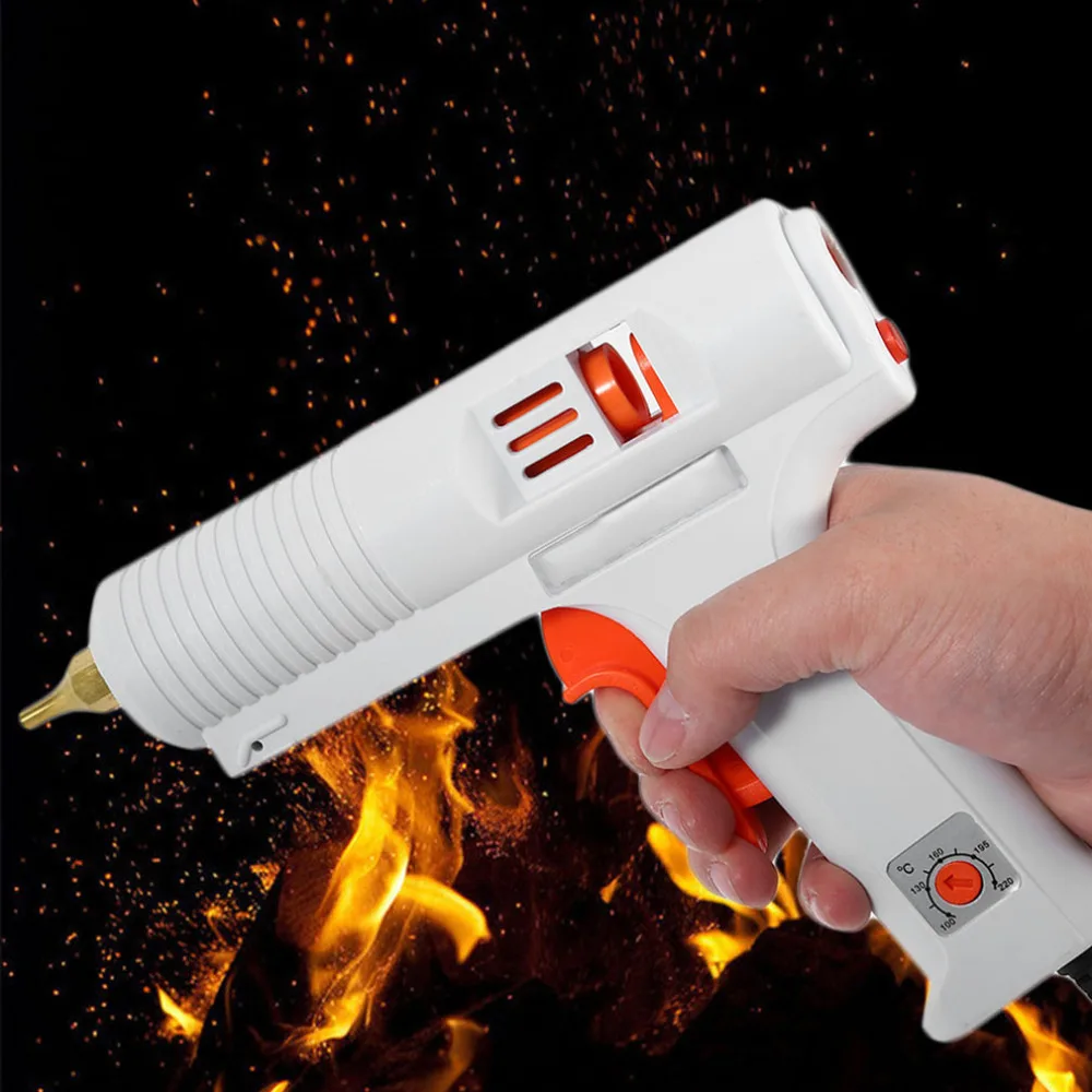 

120W High Power Hot Melt Glue Guns Temperature Adjustable Repair Kit Tools Pistola De Cola quente Glue Stick