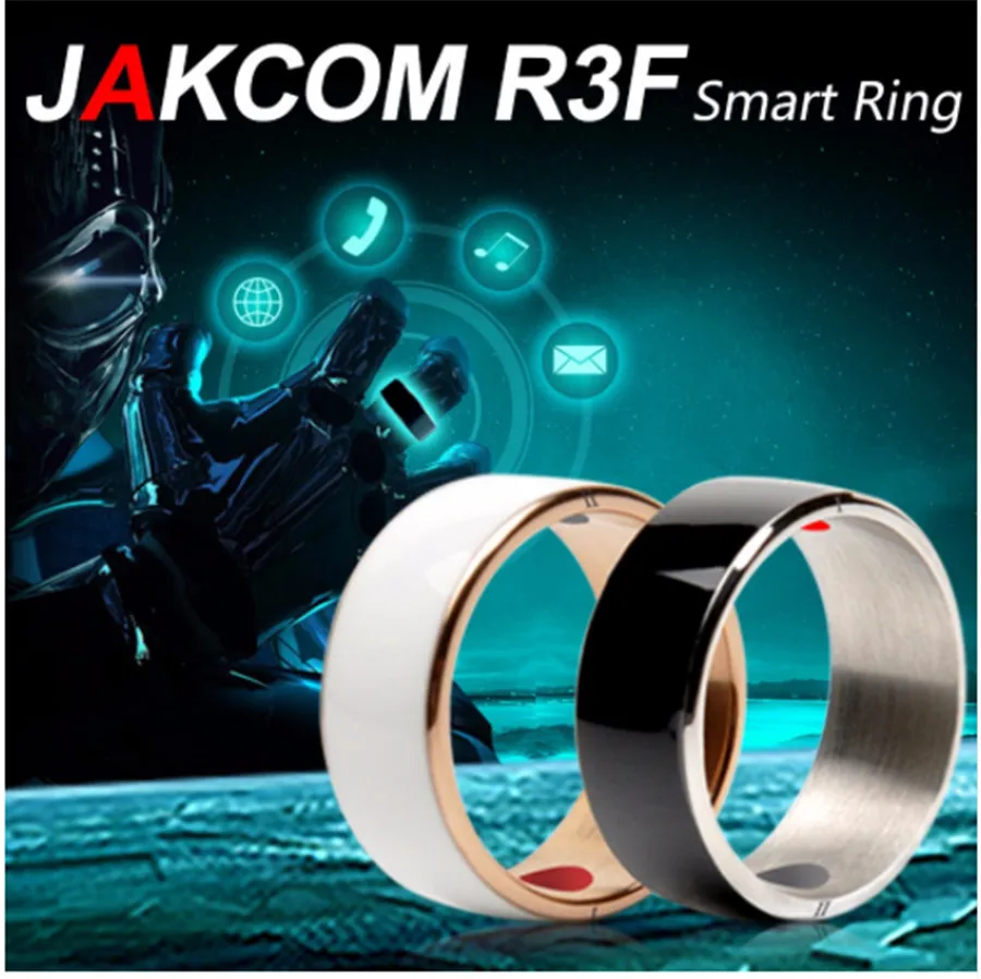 Original Jackom R3F Fashion NFC Smart Ring Band Bluetooth Cell Phone accessories Magic jewelry For Android Men's men women |