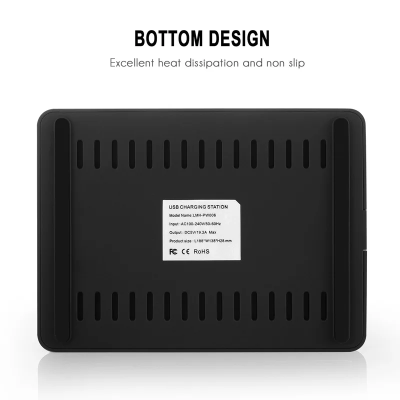 Подставка с несколькими usb портами для Samsung iphone qc3.0 быстрая зарядная станция huawei