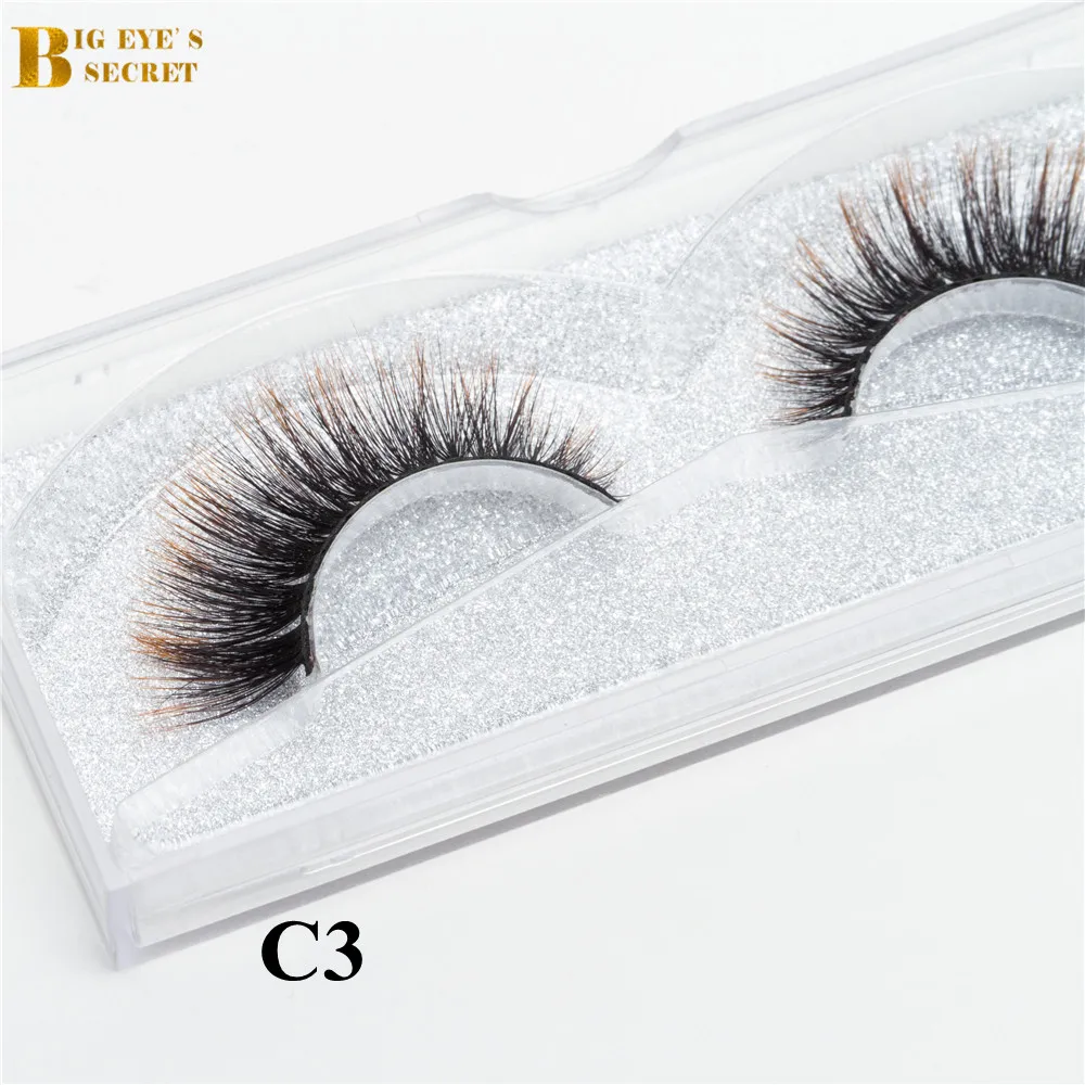 Beautiful and Tasteful design 3D colorful faux mink lashes 3d silk eyelashes wholesale private label false eyelash shipping free | Красота и