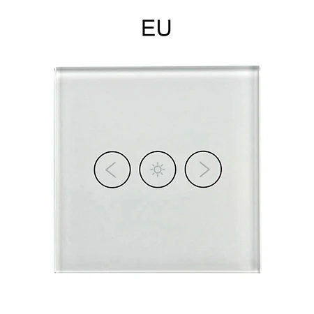 Wi-Fi, светодиодный диммер переключатель 220V 110V затемнения Панель переключатель подключен домашний голос Управление диммер для Светодиодный ламп - Цвет: EU type