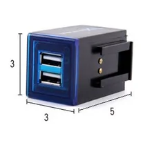 2 USB Автомобильное зарядное устройство для сигарет вход