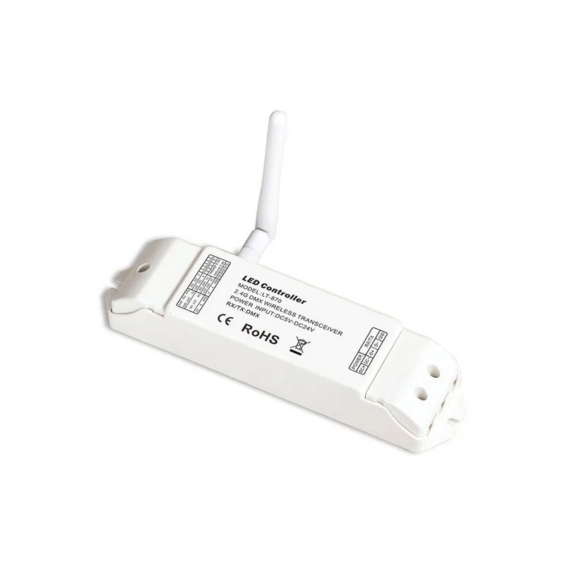 10X Высокое качество 2,4G DMX512 беспроводной передатчик DC5-36V вход Экспресс