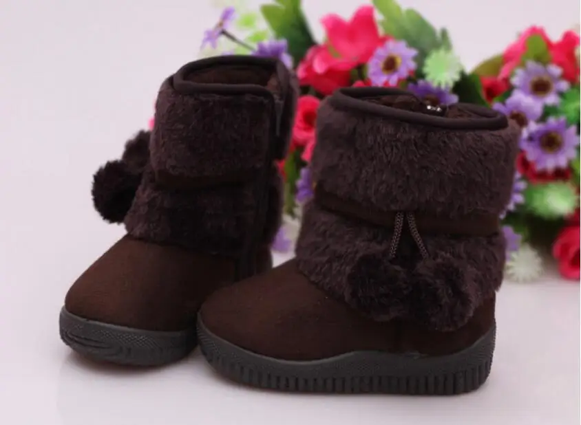 Girl's ball snow boots-27