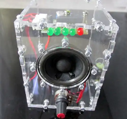 transparent speaker box