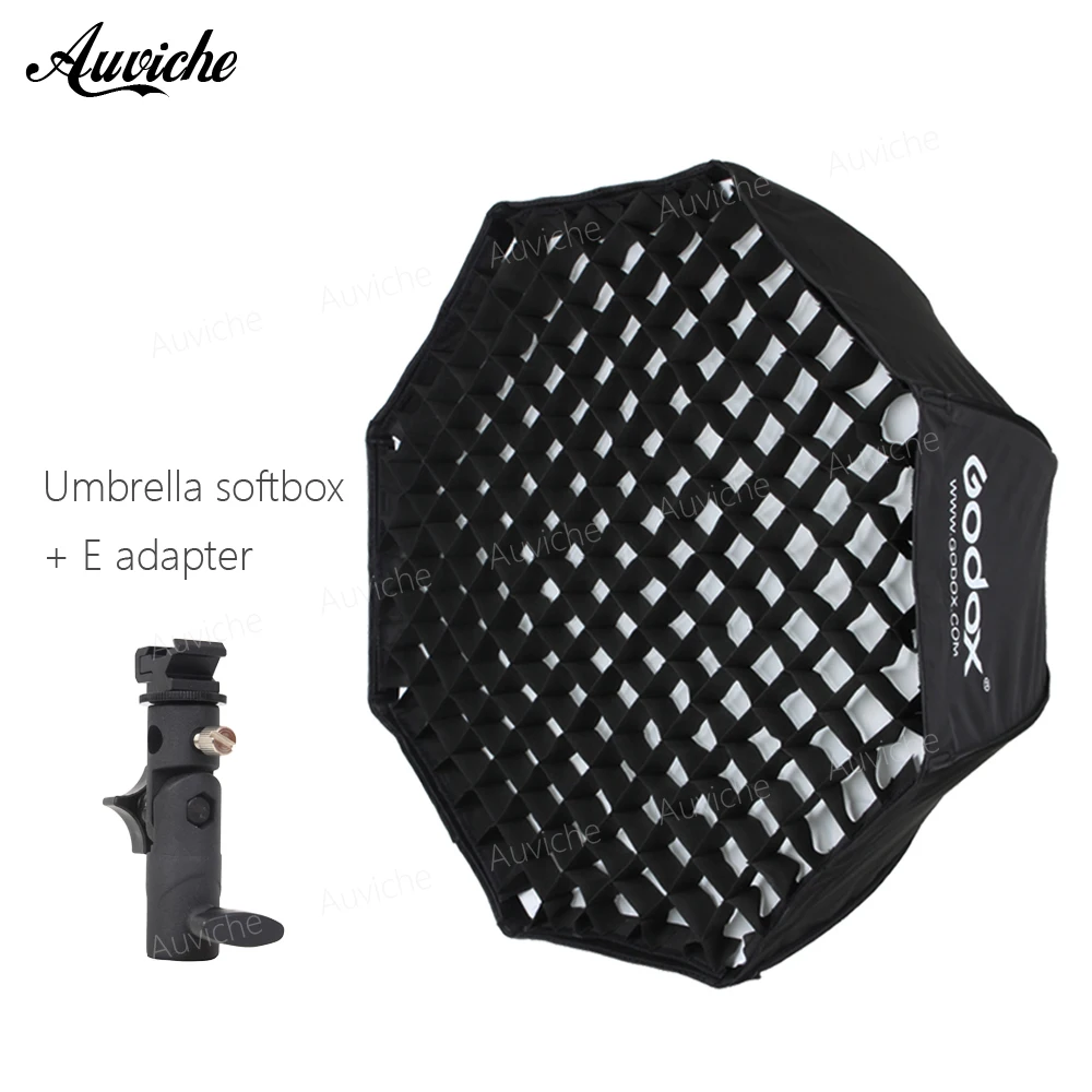 GODOX 120 см Вспышка Speedlight Octagon Зонт софтбокс с креплением и сотами Для Studio флэш