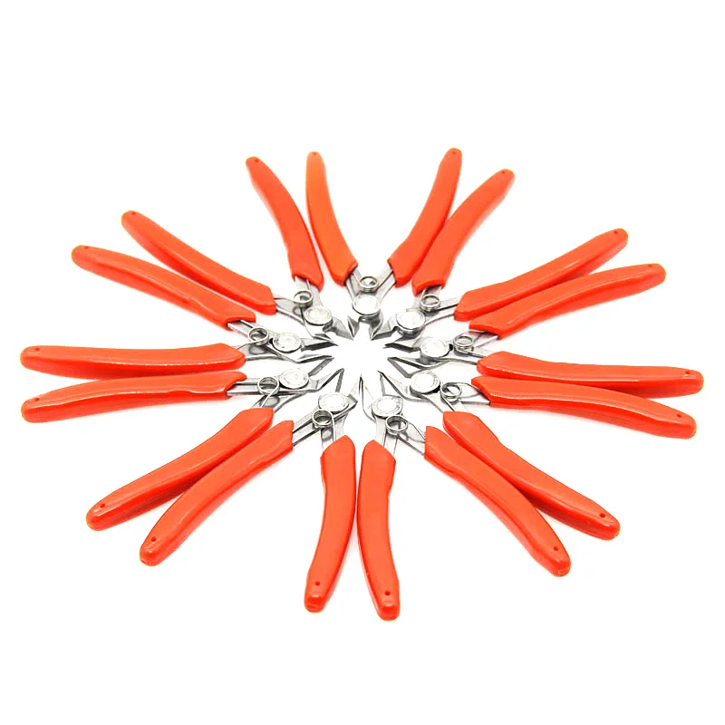 

5inch Diagonal Cutting Pliers Wire Cutters Flush Cut for Stainless Steel 316L Clapton Coil Making Heating Wire Coils DIY Tools