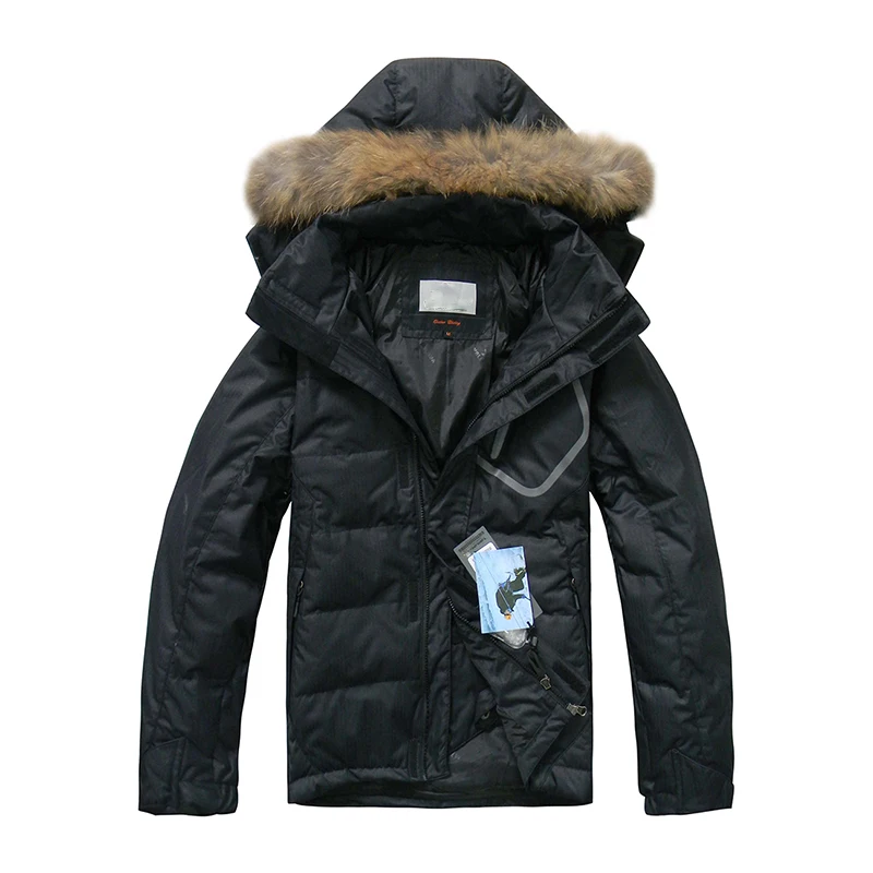 

UNITRENDY 2020 New Winter Down Jacket Men Warm Down Coat 90% White Duck Down Casual Down Jackets Men Hooded Winter Jackets Coats