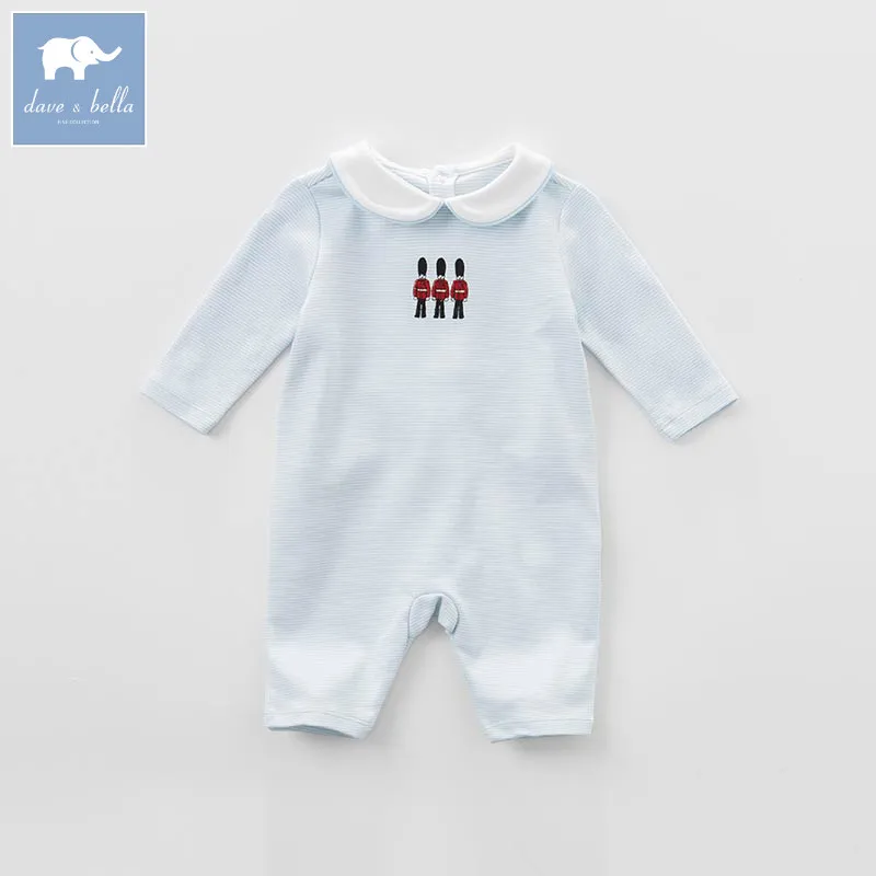 DB7109 dave bella spring baby boys new born cotton romper infant clothes cute children romper baby 1 piece DB7109 dave bella spring baby boys new born cotton romper infant clothes cute children romper baby 1 piece