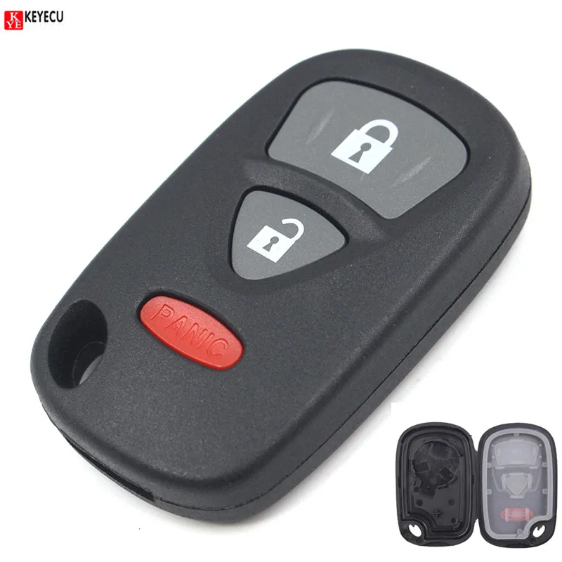 

KEYECU 3pcs/lot Replacement Remote Key Shell Case Fob 2+1 Button for Suzuki Use for USA Grand Vitara SX4 XL-7(no battery holder)