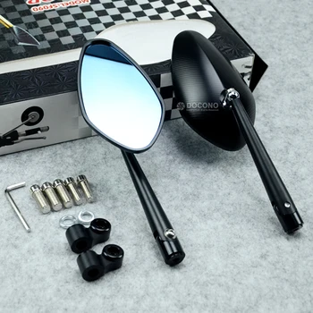 

Universal Motorcycle Mirrors CNC Side Rearview Mirror For YAMAHA YS 250 XTZ 150 FZR 400 XSR 300 YZF-R125 etc.