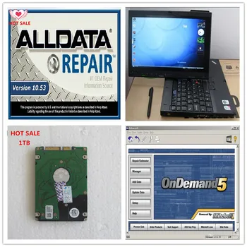

newest auto software alldata 10.53 and mitchell on demand 5.8 2015 installed in x200t laptop touch screen with 1tb hdd
