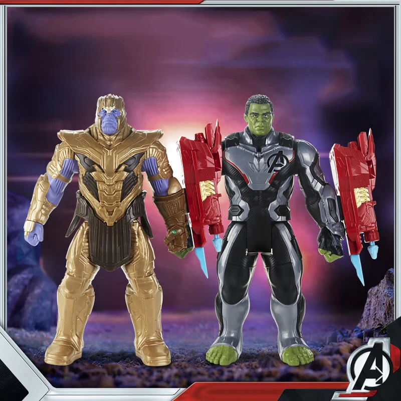 33 см Огромный фильм Халк танос войны машина фигурку Мстители Endgame Titan Hero есть звук малыш игрушечные лошадки куклы