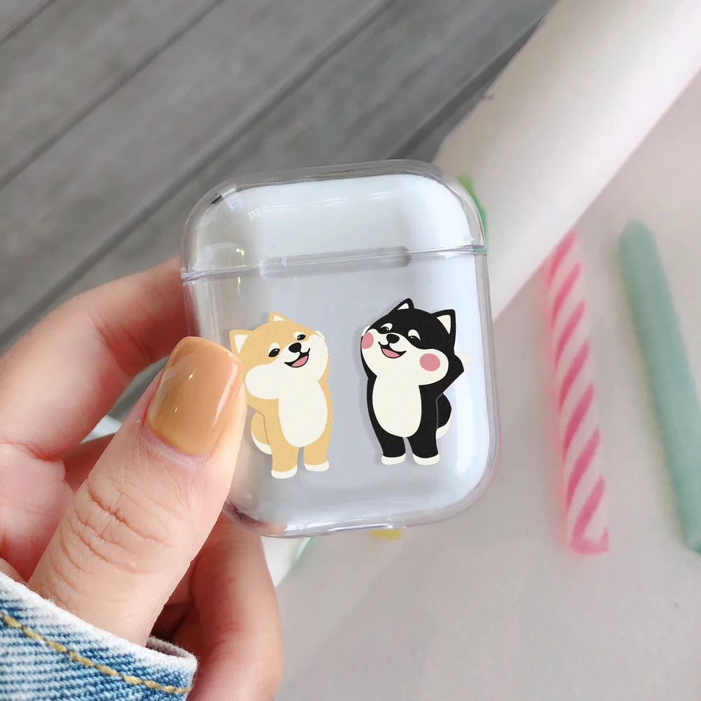

cute kawaii DUMBO IRON PUPPY KEN SESAME Chastity case for Airpods lovely cartoon image Apple Airpods2 bluetooth earphone case
