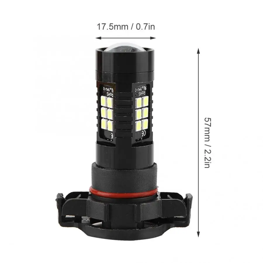 Белые противотуманные светильник DC 12 28 в H16 21 Вт 3030 SMD СВЕТОДИОДНЫЙ передние