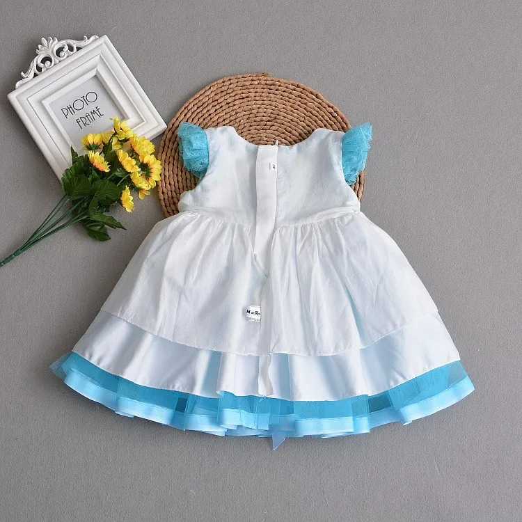 Детская одежда с капюшоном милое кружевное платье принцессы для маленьких девочек 1st платье для дня рождения для платья для девочек бальный наряд одежда для малышей