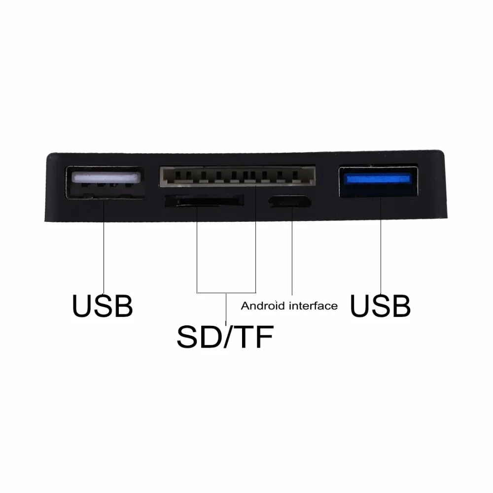 USB 3,0 для TF + SD + USB 3,0 + USB 2,0 + Micro USB порт кардридер для microsoft Surface Pro 3/4