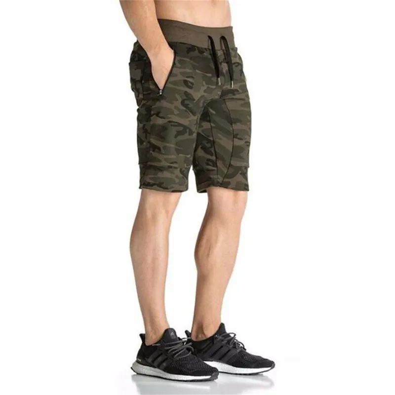 

Man Shorts Men's Short Trousers 2017 Casual Calf-Length Jogger Mens Shorts Sweatpants Fitness Man Workout Cotton Shorts