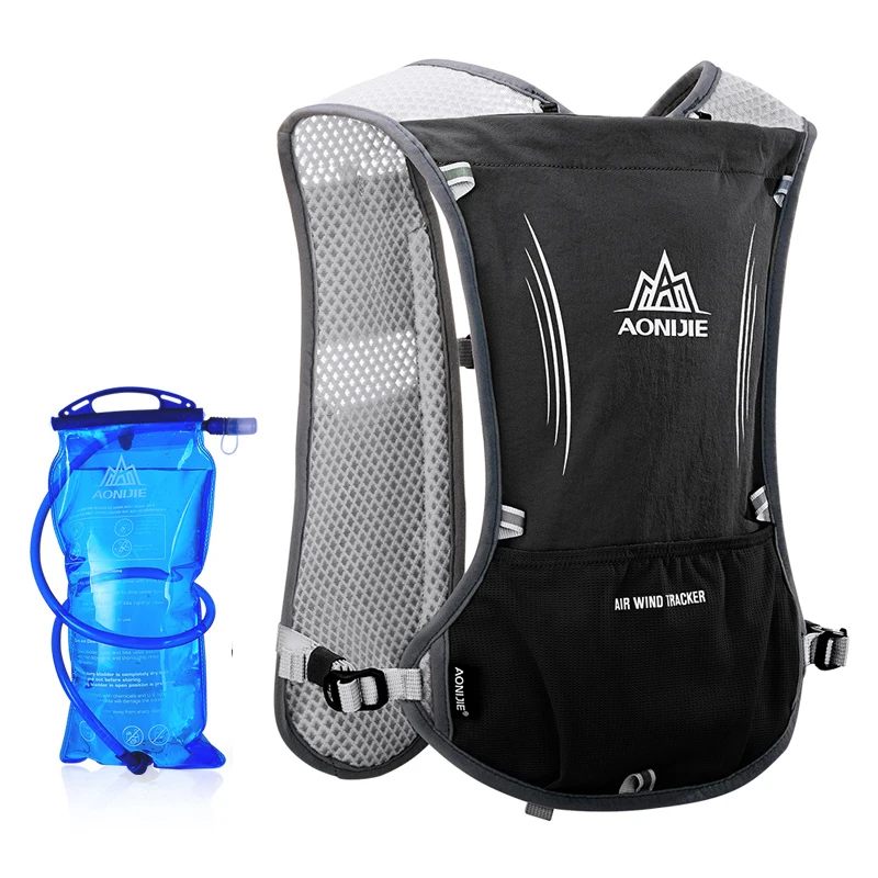 AONIJIE Men Women Lightweight Running Backpack Outdoor Sports Trail