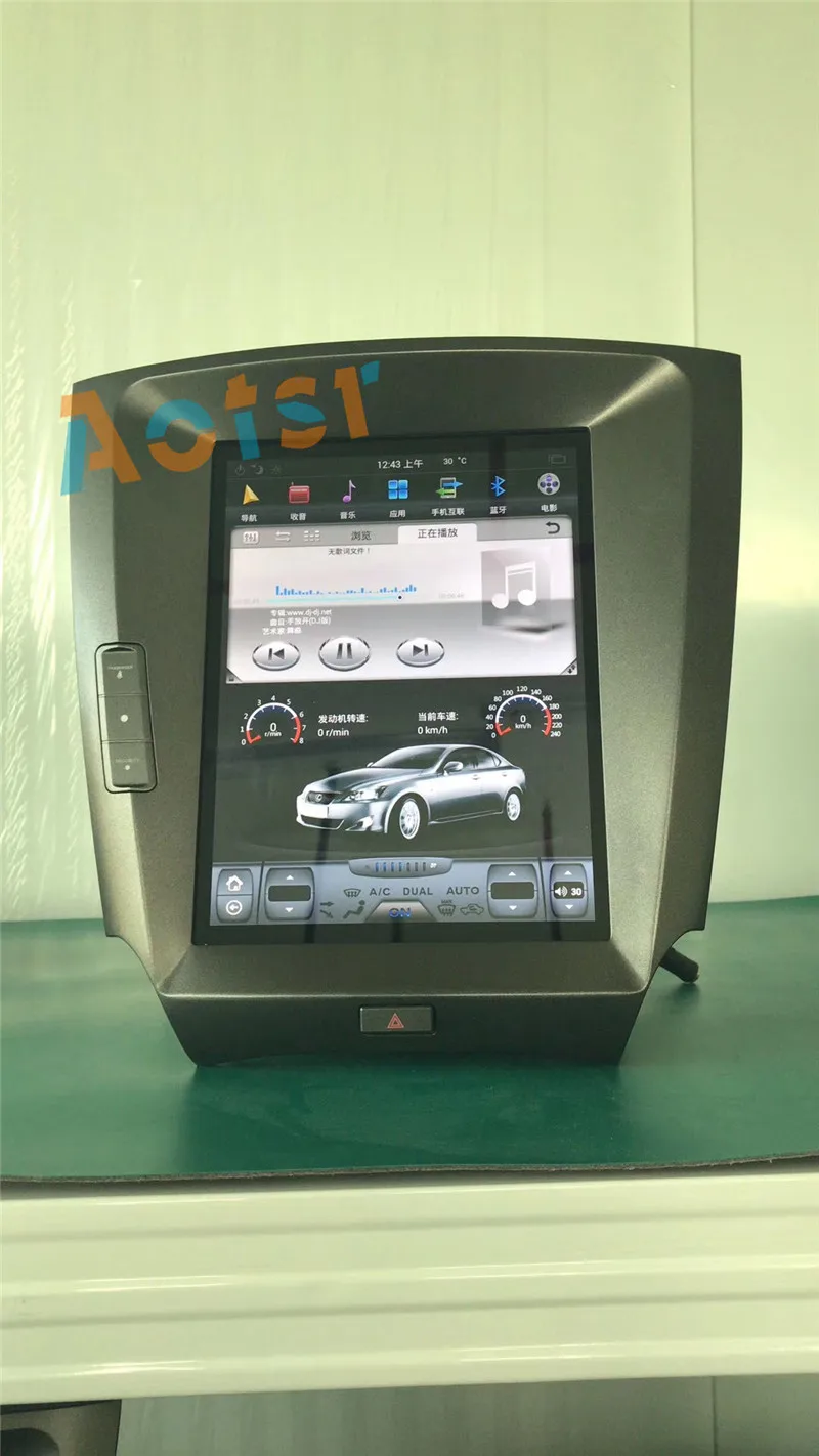 Excellent Tesla Style 12.1"BIG Screen Quad Core Android6.0 NO Car CD DVD Player Stereo GPS Navigation Radio Receive FOR Lexus IS 2004-2010 5