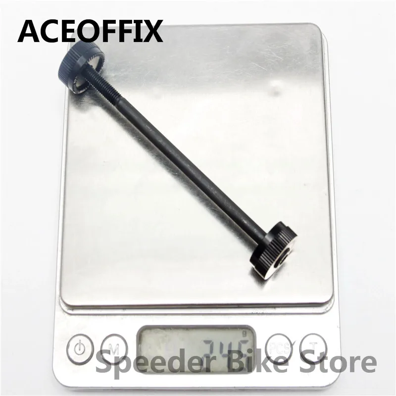 ACEOFFIX 2 colors for Brompton Bike Hub Axis 74mm 100mm Hub Axis slow release quick release high strength