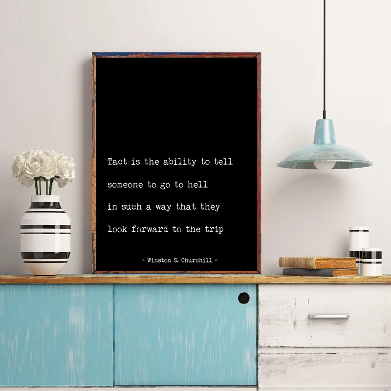 Minimalist Art Inspirational Unframed Wall Art Painting Home Decor