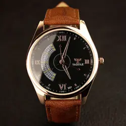 YAZOLE кварцевые часы Для мужчин лучший бренд класса люкс известный 2018 наручные часы мужской часы наручные часы Бизнес кварцевые часы Relogio