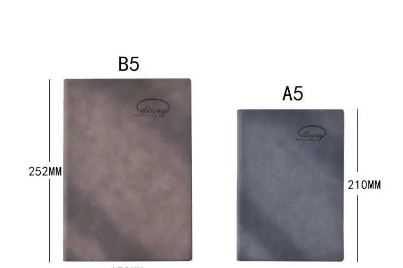 A5 винтажный мягкий кожаный журнал офисный блокнот ежедневный толстый 144 листа путешествия Примечание планировщики настроить логотип D40