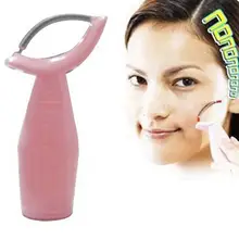 Topseller-1pc, розовый, для лица, для удаления волос на лице, Epistick, красота, уход, эпилятор, ролик, гладкий изгиб, пружинный Эпилятор# 131B