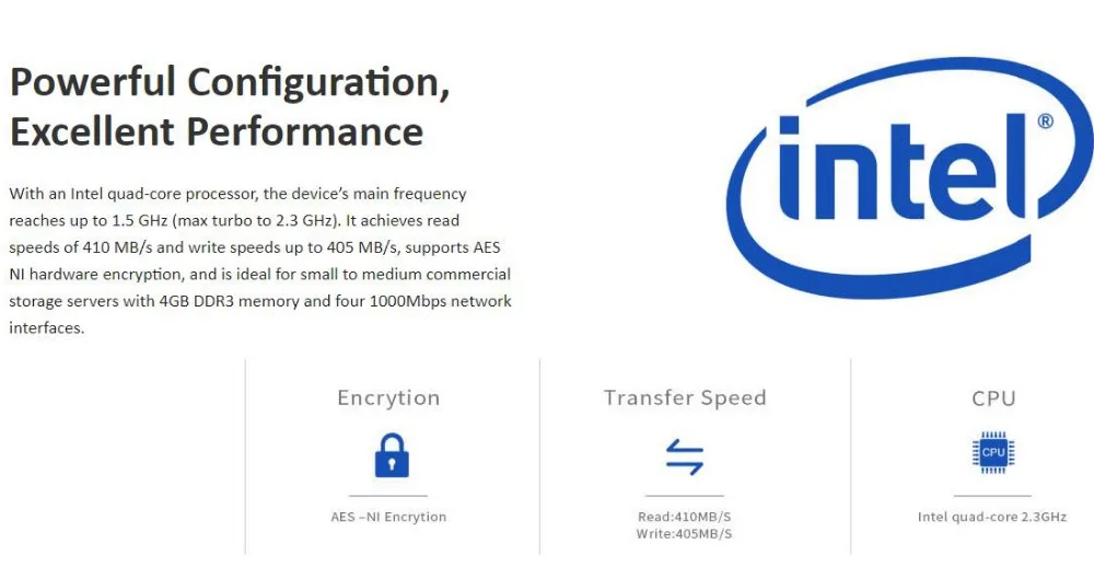 2bay HDD NAS персональное Облачное хранилище офисное Сетевое хранилище 1,5 ГГц 64-битная система 4 Гб памяти 4* RJ-45 G-Ethernet Raid функция