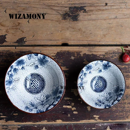 Чайная чаша WIZAMONY Bue и белая фарфоровая чайный сервиз керамическая кунг фу с