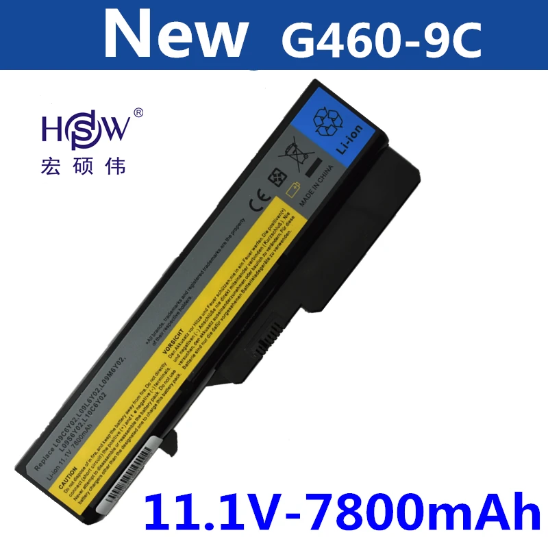 HSW 9 ячеек 7800 мАч батареи ноутбука для Lenovo g460 G470 Z460 Z470 G560 V360 Z560 V560 E47 Z370 Z465 B570 B575 V470 bateria Акку