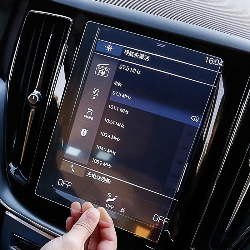 Автомобильный gps навигационный экран, стеклянная Стальная Защитная пленка для Volvo V90 XC90 S90 XC60-, контроль ЖК-экрана, автомобильная наклейка