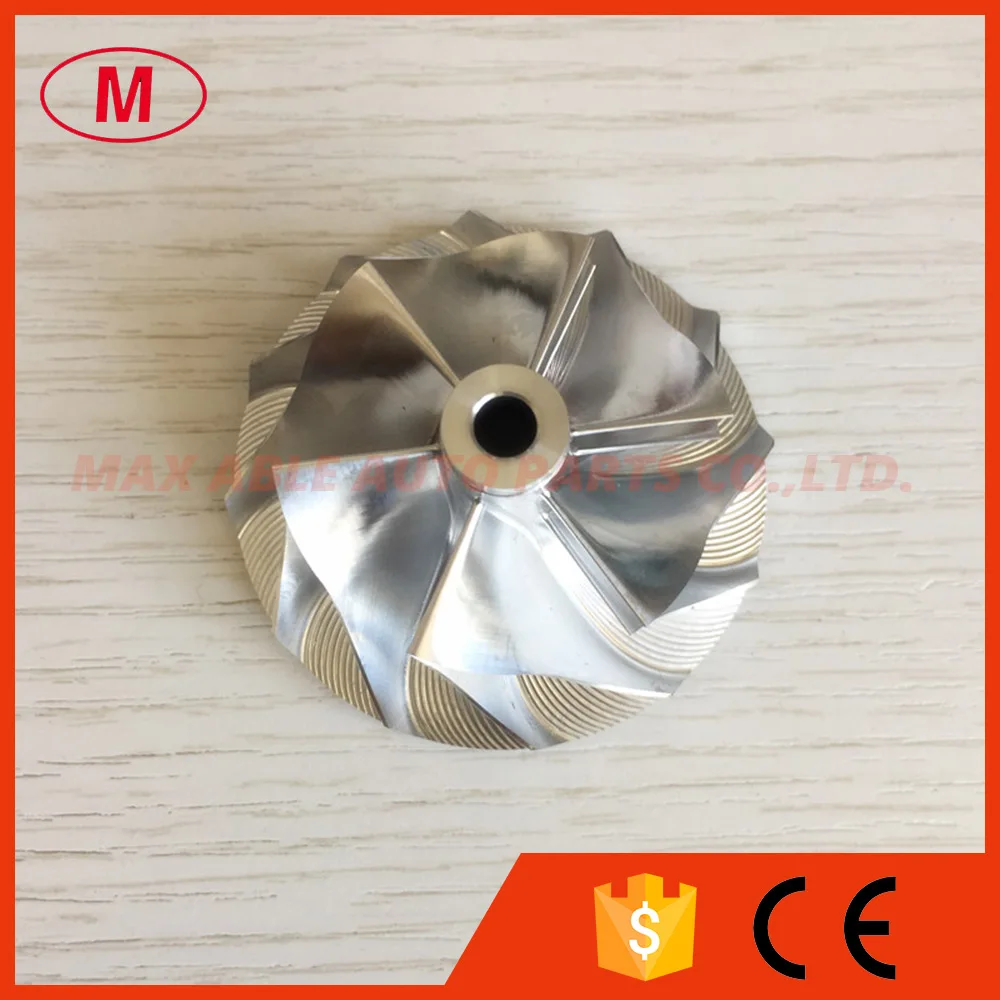 

GT15-25 38.62/52.19mm 6+6 blades 436131-0002 Turbo billet/milling/aluminumun 2024 compressor wheel for 452204/454061/454135