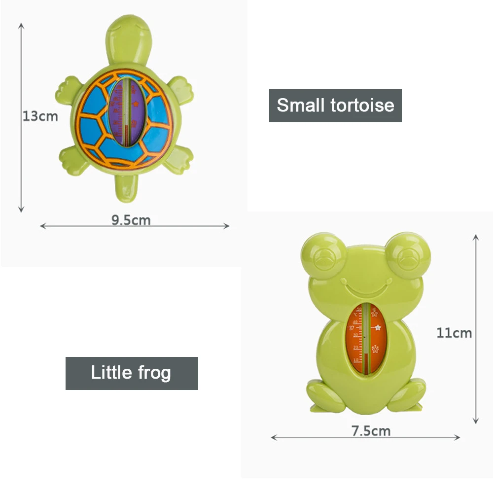 Baby Bath Take a Shower Thermometer Cartoon Animal Elephant Frog Shape Pink Blue Yellow Green Baby Water wireless Thermometer (11)