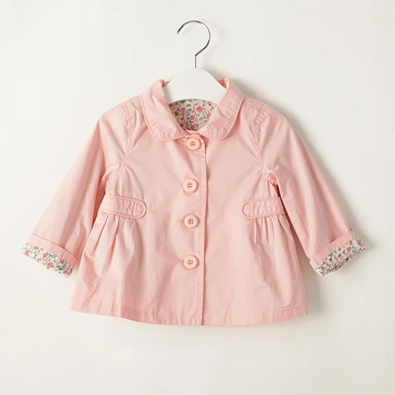 

2019 spring and autumn new style girls short coat children coat kids fashion cute beautiful flowers out clothes coats