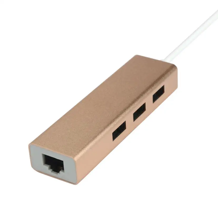 Высокое качество Новый USB 3 1 Тип C к концентратору порта и RJ45 Gigabit Ethernet адаптер 0 ПК