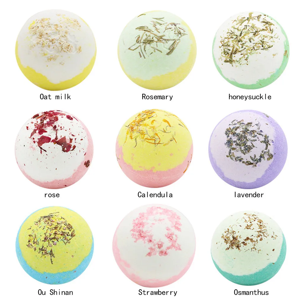 

Bathing Bombs Explosion Ball lush Fizzy Spa Moisturizes Bubble Bath 2pcs/bag HOT SALE 20190508