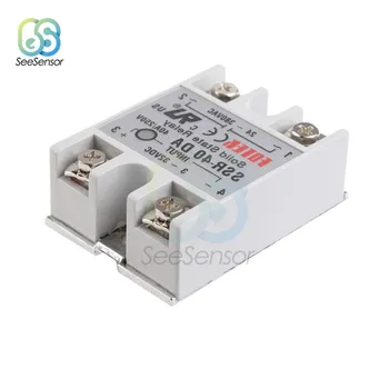 

SSR-40DA Solid State Relay White Alloy Heat Sink 3-32V DC to 24-380V AC SSR 40DA