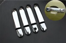 Cubierta de manija de puerta de coche cromada, embellecedor, para Nissan March / Micra K12 2009-2016 Nissan CUBE Z11 2009-2016 Livina 2009-2016