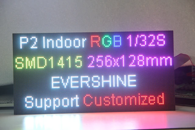 Arduino Screen P2mm SMD LED Module Panel - 128x64 Pixels, 256mm X 128mm ...