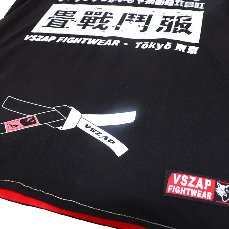 VSZAP, боксёрские ММА, футболка для занятий спортом, боевых искусств, фитнеса