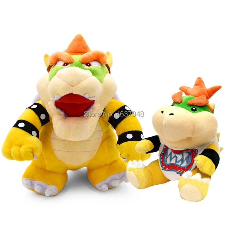 Super Mario Bros Plush Toys 18-24cm Bowser JR Koopa Bowser Dragon Plush Doll Brothers Soft Plush