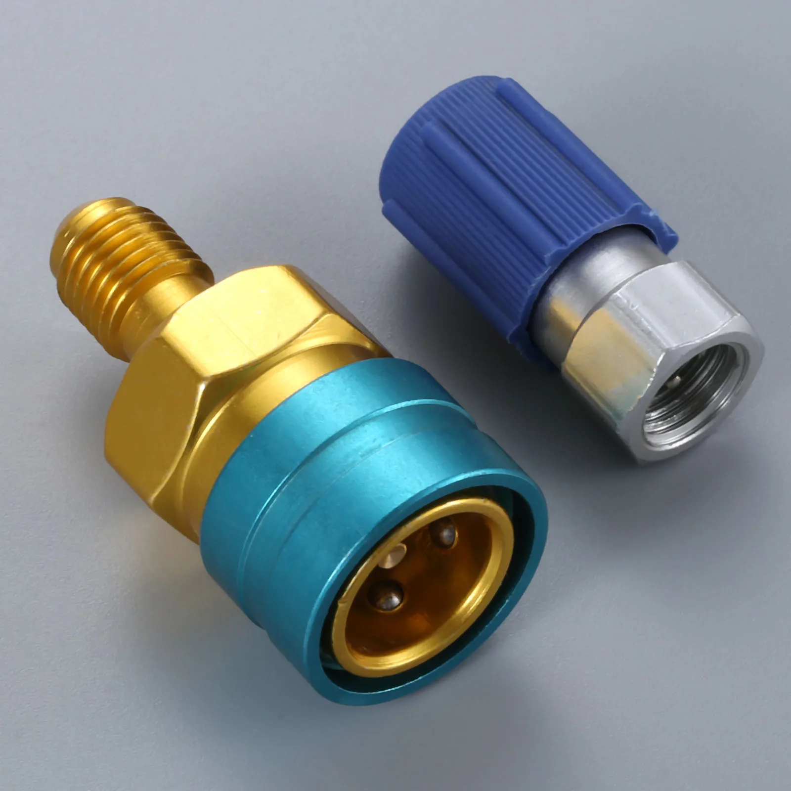 

R12 To R134a Adapter Low Side R1234yf Quick Coupler Blue Low Side R-134a Service Port Cap