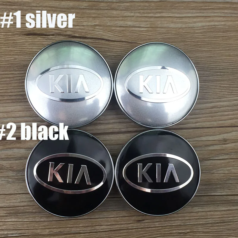Car Styling 59mm 60mm Metal KIA Wheel Center Hub Caps Wheel Center