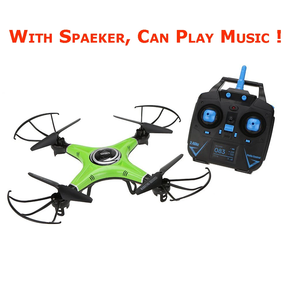 Original JJRC H5M 2 4G 4CH 6 Axis Gyro RC Quadcopter Music Play Drone with Speaker