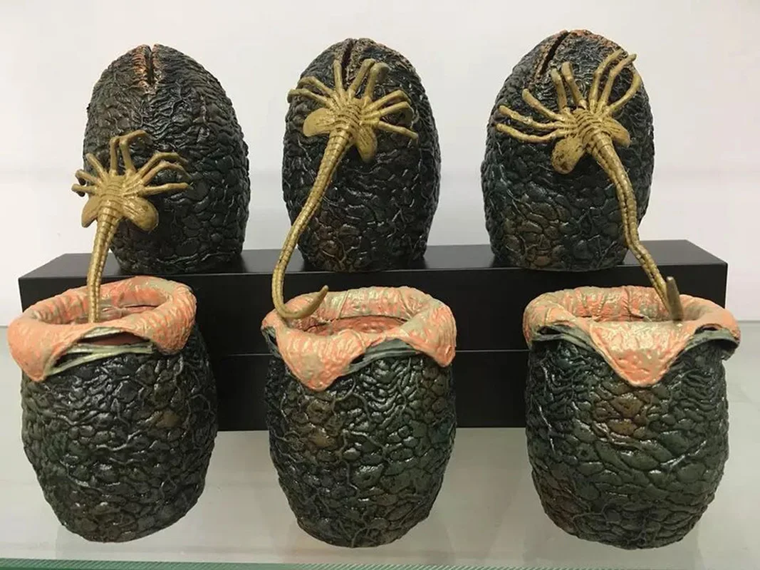 

10CM NECA Alien Facehugger Egg Figurine Dolls Toys PVC Action Figure Collectible Model Toy 6pcs/set