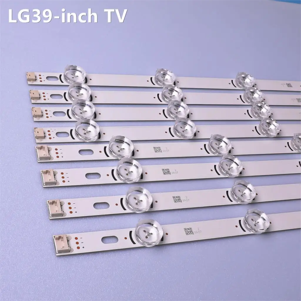 8 шт. светодиодный подсветка полосы 9 лампы для LG 3" ТВ LG 39LN5100 INN0TEK POLA 2,0 39 39LN5300 39LA620S POLA 2,0 39LN5400 HC390DUN-VCFP1